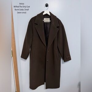 Aritzia | Wilfred | The Only Coat | Burnt Cedar, Small (worn once)